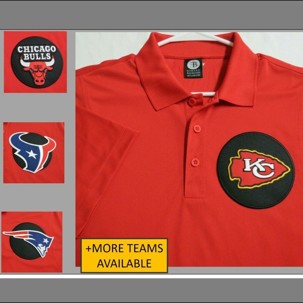 New Sz M-3XL Red Solid Mens db Polyester #B95 Polo Shirt